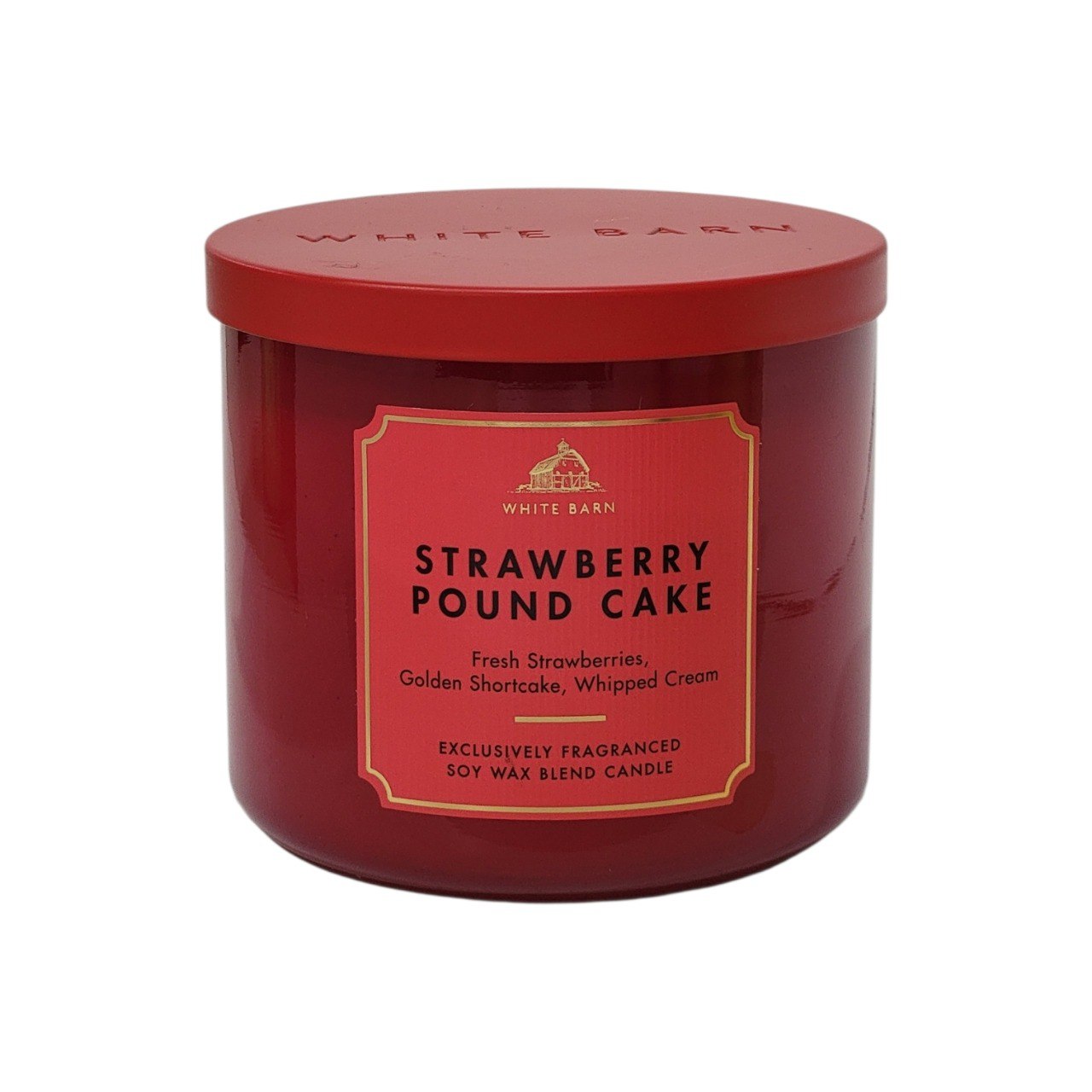 VELA AROMATICA WHITE BARN STRAWBERRY POUND CAKE 411G