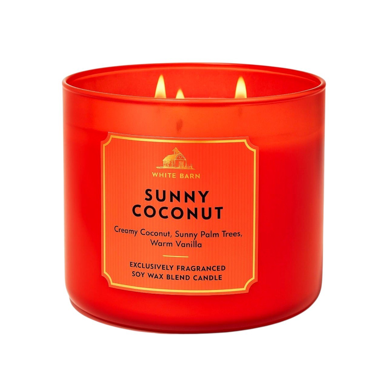 VELA AROMATICA WHITE BARN SUNNY COCONUT 411G