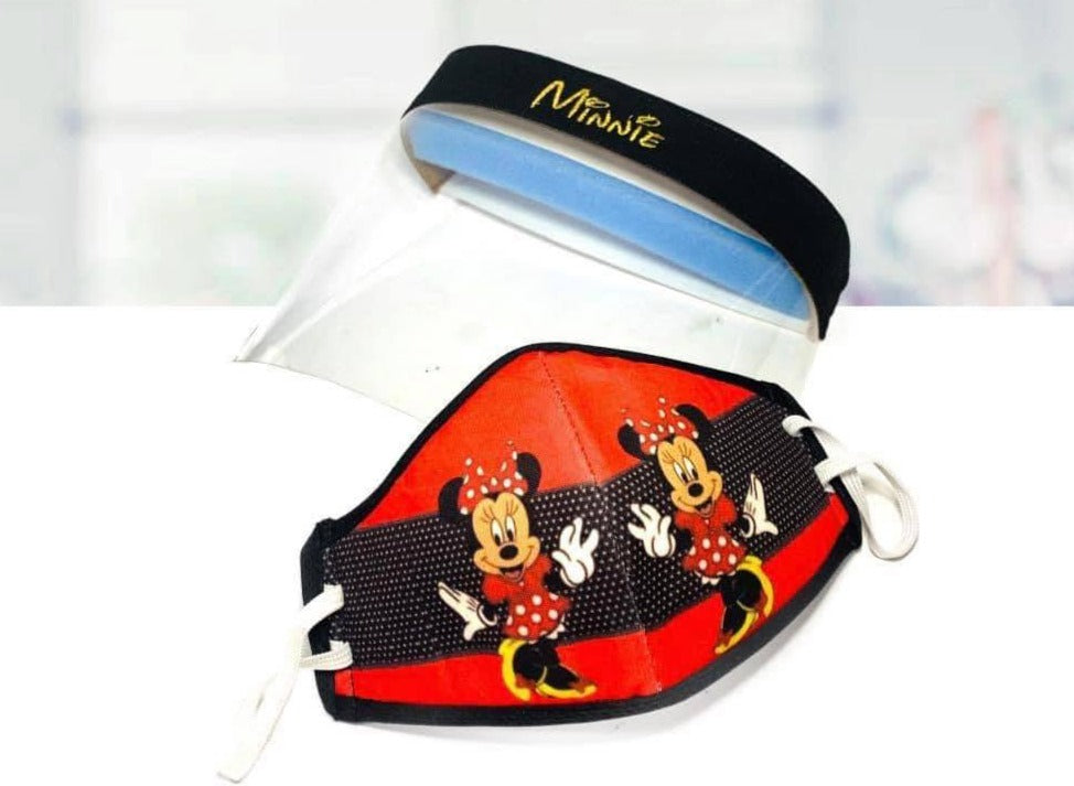 CARETA DE NIÑA CON MASCARILLA