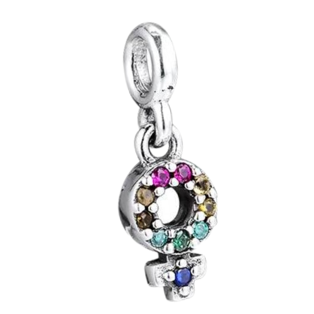 MINIPCH014 COLGANTE SIGNO FEMENINO PARA PULCERA DE CADENA DE ESLABONES LINK