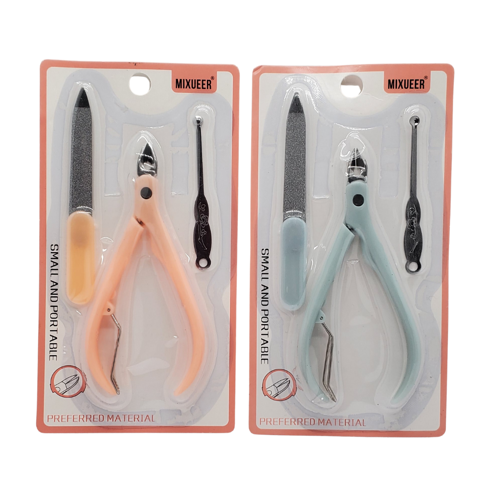 ALICATE PARA UÑAS Y PIES, SET DE ALICATE PEQUEÑO MIXUEER 3UND