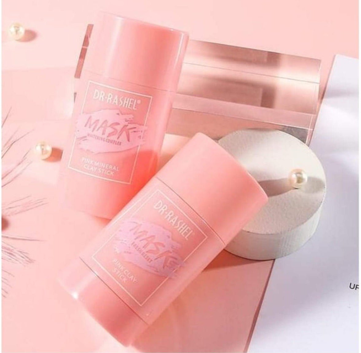 MASCARA EN BARRA, MASCARILLA FACIAL, COMPLEJO MINERAL ROSADO DR RASHEL 42G