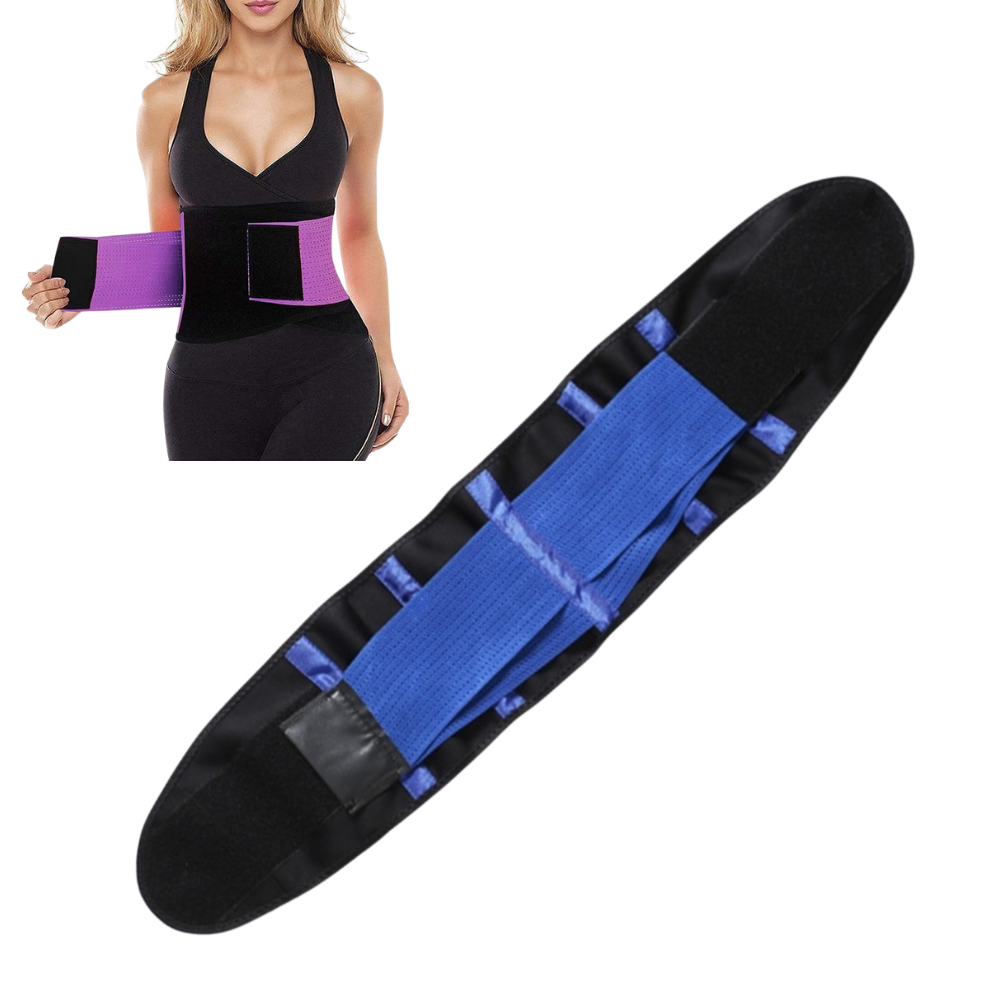 FAJA MOLDEADORA PARA LA ESPALDA Y CINTURA AZUL