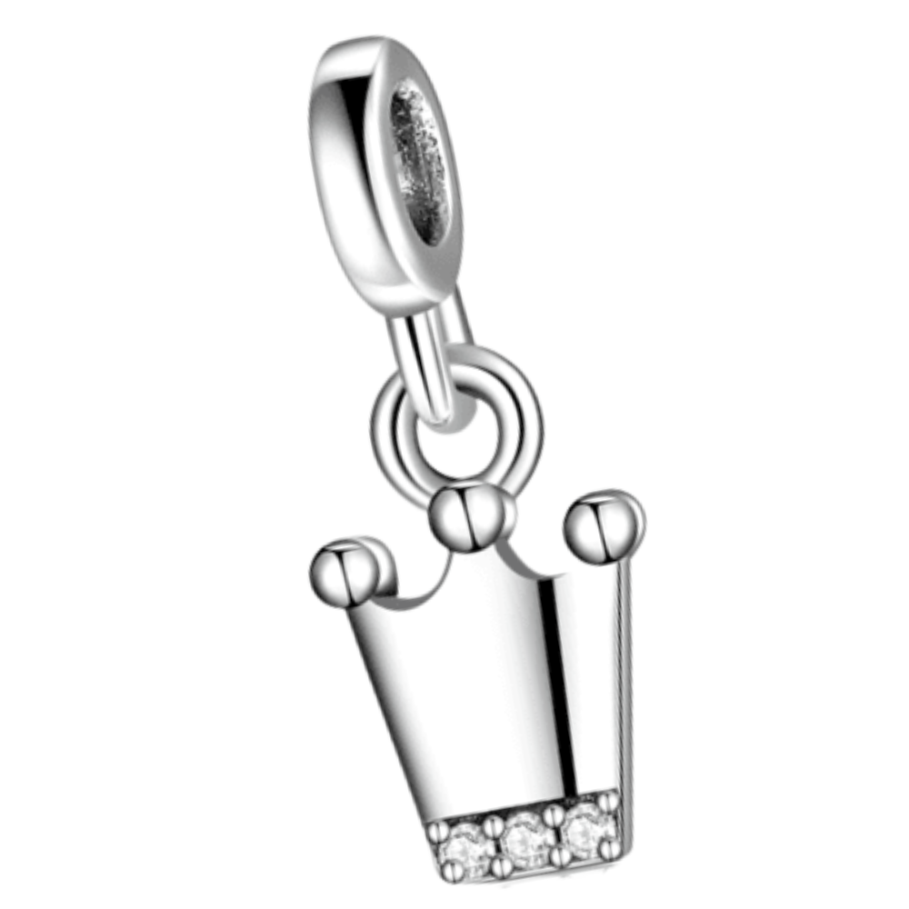 MINIPCH022 COLGANTE DE CORONA PARA PULCERA DE CADENA DE ESLABONES LINK