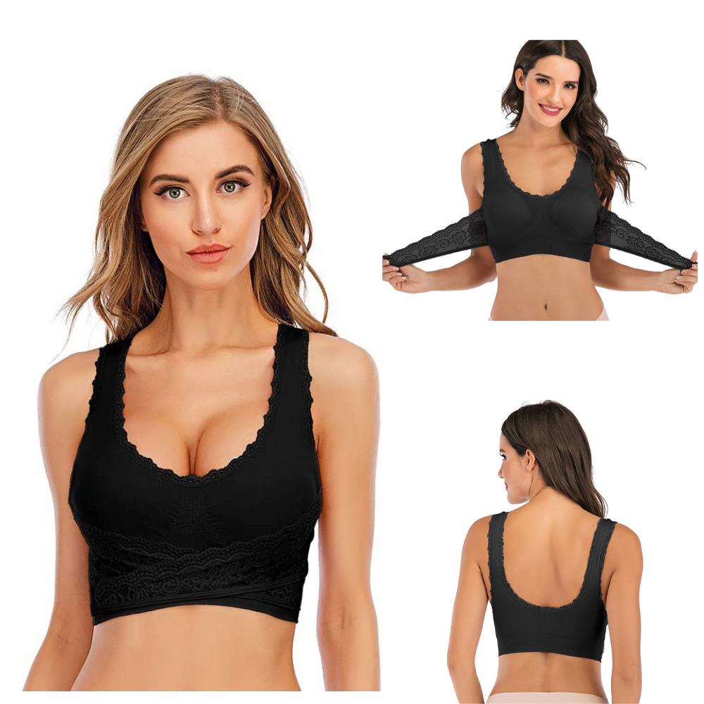 BRASIER SOPORTE PUSH-UP COLOR NEGRO