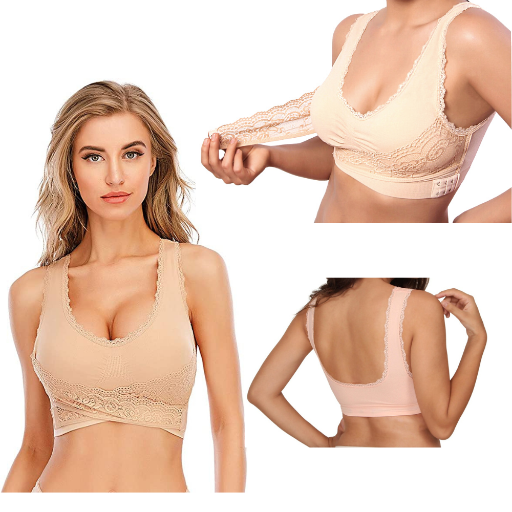 BRASIER CON SOPORTE PUSH-UP COLOR BEIGE