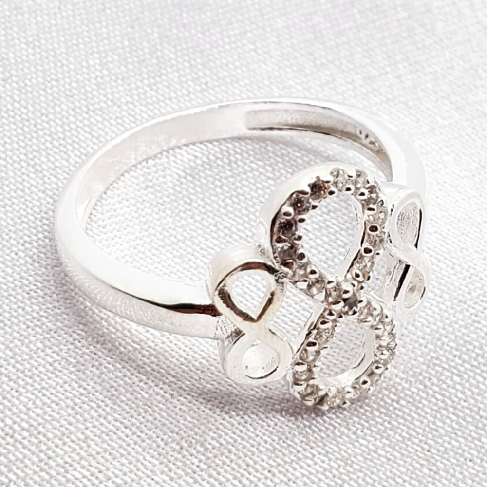 PANI1936 ANILLO DE INFINITOS, PLATA 925