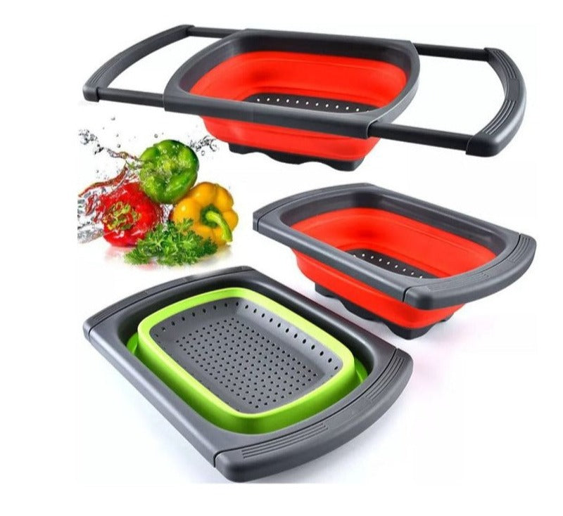 CANASTA COLADOR PLEGABLE 1 PIEZAS