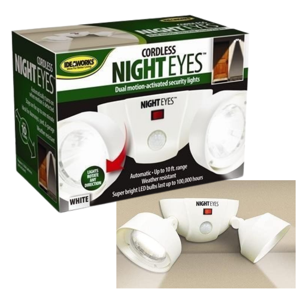 LUZ LED, LAMPARA CON SENSOR DE MOVIMIENTO CON LUZ LED DE BATERIAS