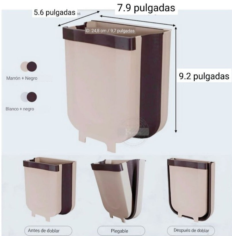 BASURERO MODERNO EXPANDIBLE MINI CUBO DE BASURA PARA COCINA