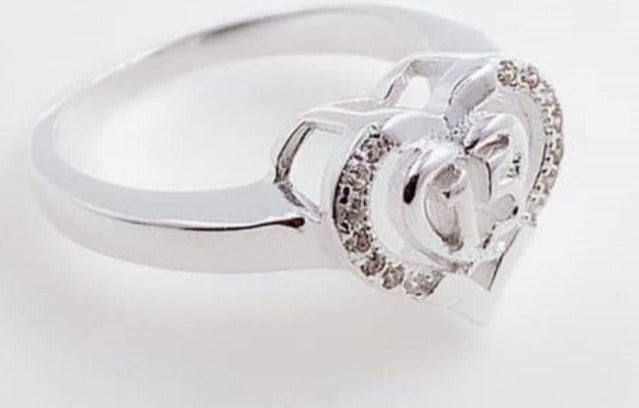 PANI1002 ANILLO 15 AÑOS DE CORAZON, PLATA 925