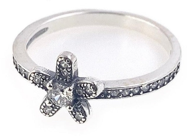 PANI1058 ANILLO DE FLOR, PLATA 925