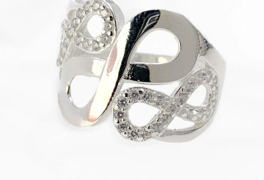PANI1115 ANILLO DE INFINITO, PLATA 925