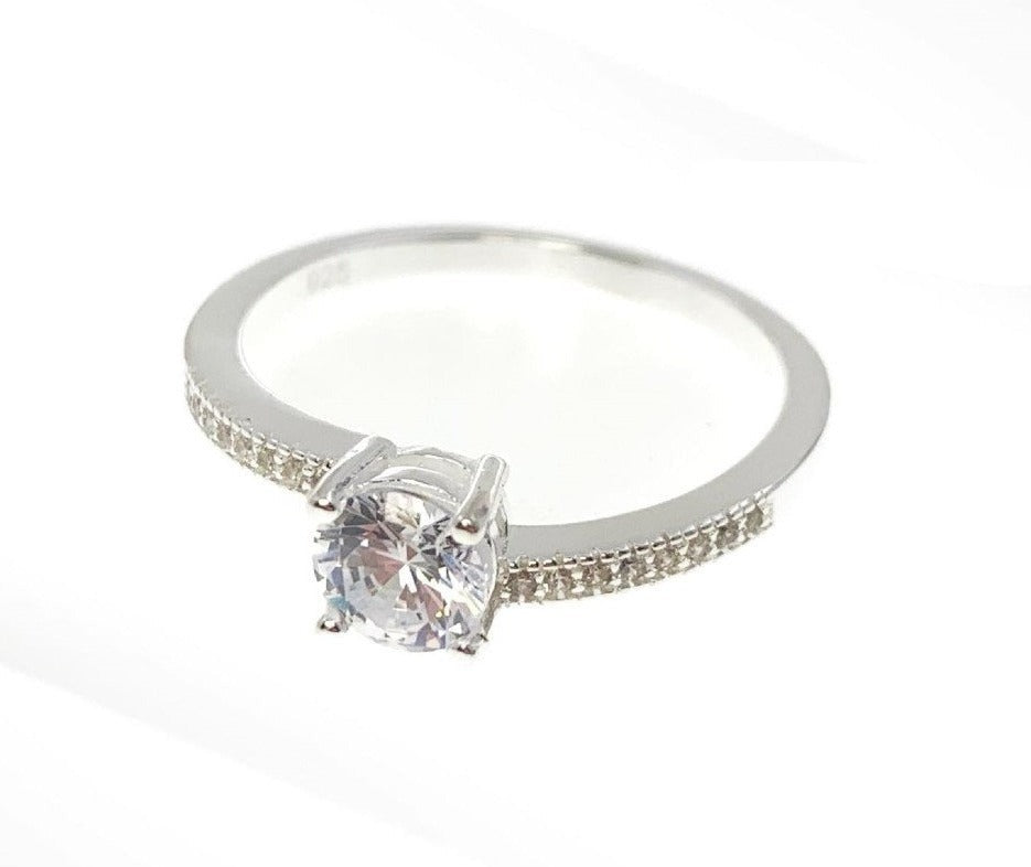 PANI1389 ANILLO DE COMPROMISO, PLATA 925