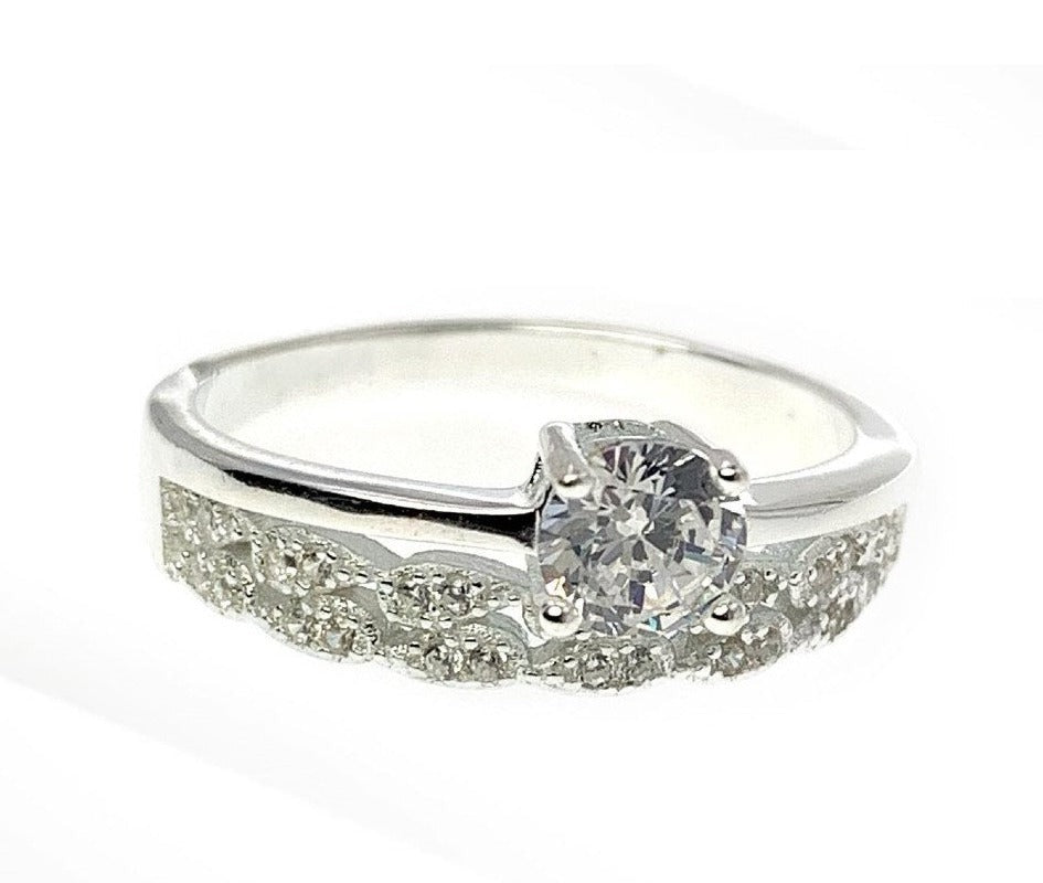 PANI1392 ANILLO DE COMPROMISO, PLATA 925