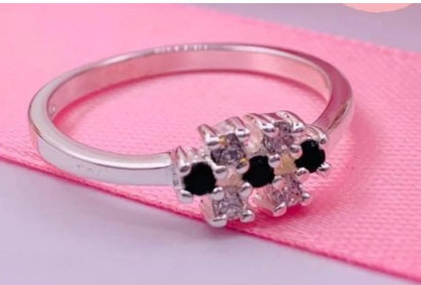 PANI773 ANILLO CIRCONES DE COLORES, PLATA 925