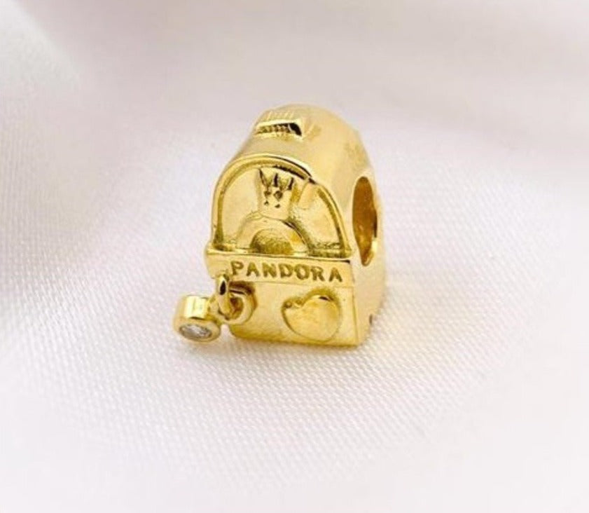 PCHARM1072 MOCHILA PANDORA COLOR GOLD