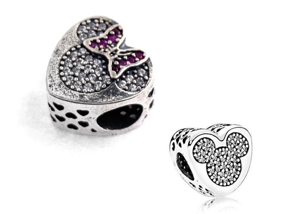 PCHARM1491 CORAZON DE MINNIE MOUSE CON CHOMGO