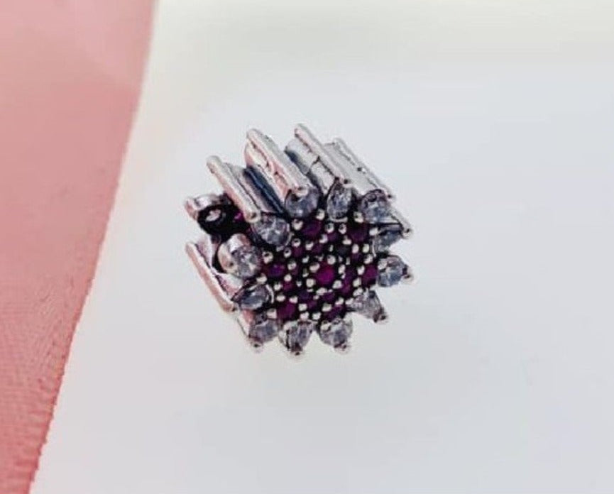 PCHARM1505 FLOR DE CIRCONES COLOR PURPURA