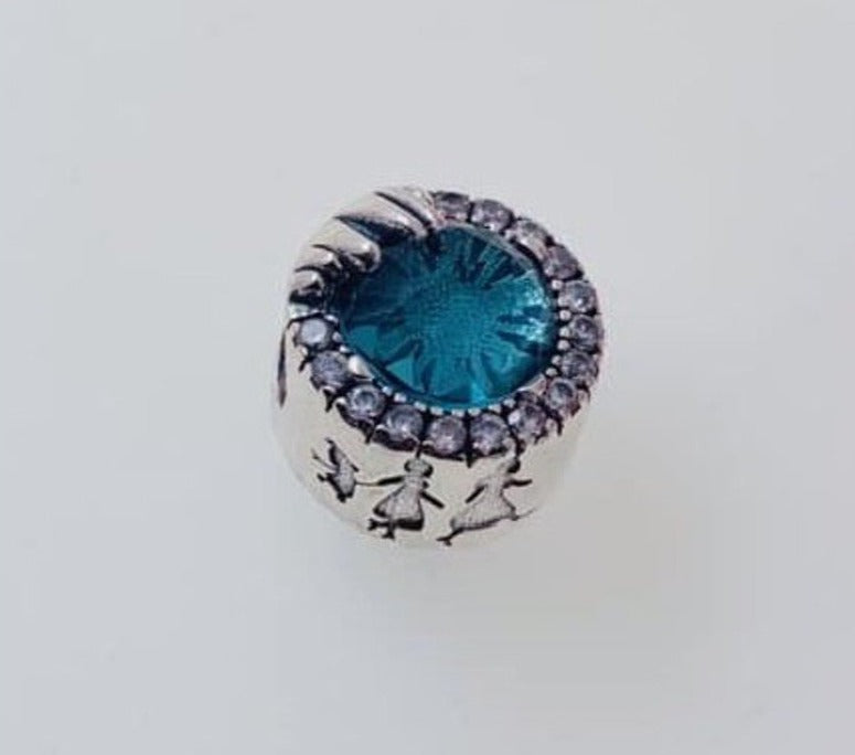 PCHARM1684 PIEDRA AZUL CIRCONES AL REDEDOR