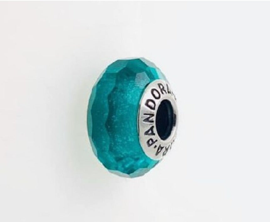 PCHARM1738 CRISTAL DE MURANO COLOR AZUL BONDI