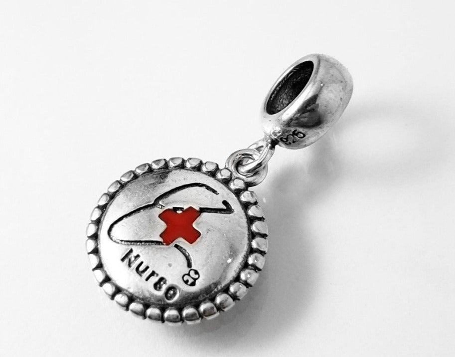 PCHARM1897 COLGANTE ESTETOSCOPIO CON MENSAJE (ENFERMERA)
