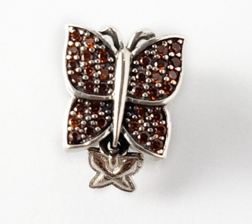 PCHARM2075 MARIPOSA CON CIRCONES NARANJAS