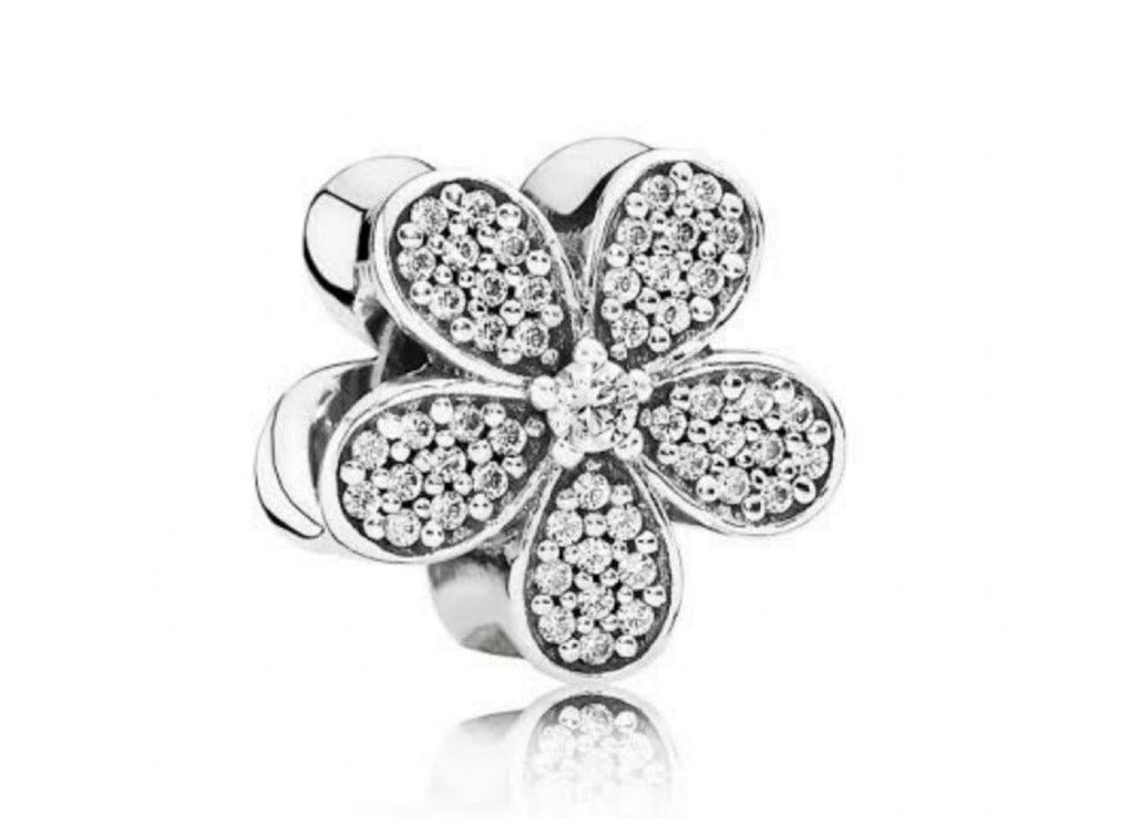 PCHARM2104 FLOR CON CIRCONES TRANSPARENTES