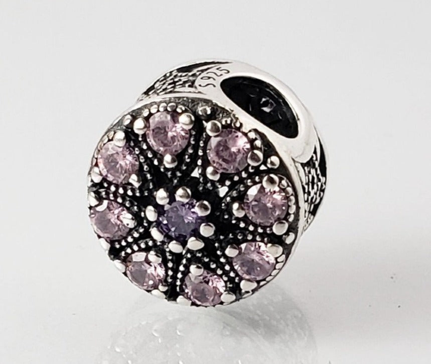 PCHARM2111 CIRCULAR CON CIRCONES ROSAS Y TRANSPARENTES