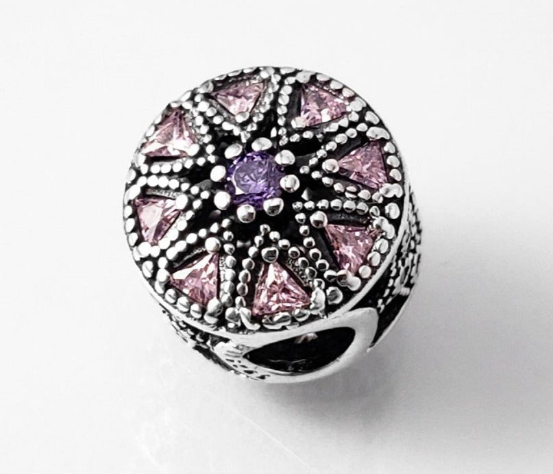 PCHARM2126 CIRCULAR CON CIRCONES DE COLOR ROSADO