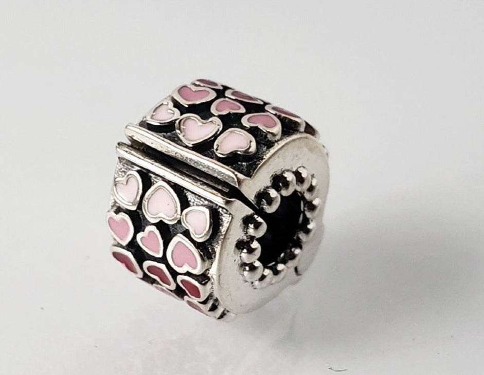 PCHARM2201 SEGURO DE CORAZONES ROSADOS