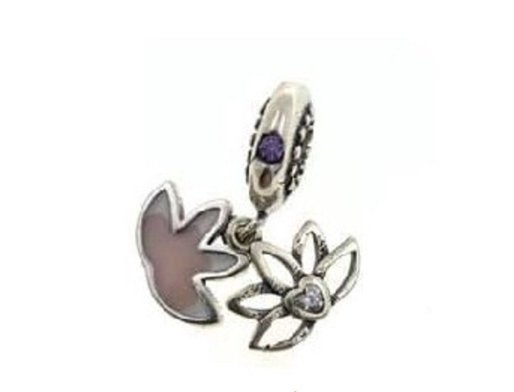 PCHARM2349 COLGANTE DOBLE DE HOJAS DE OTOÑO