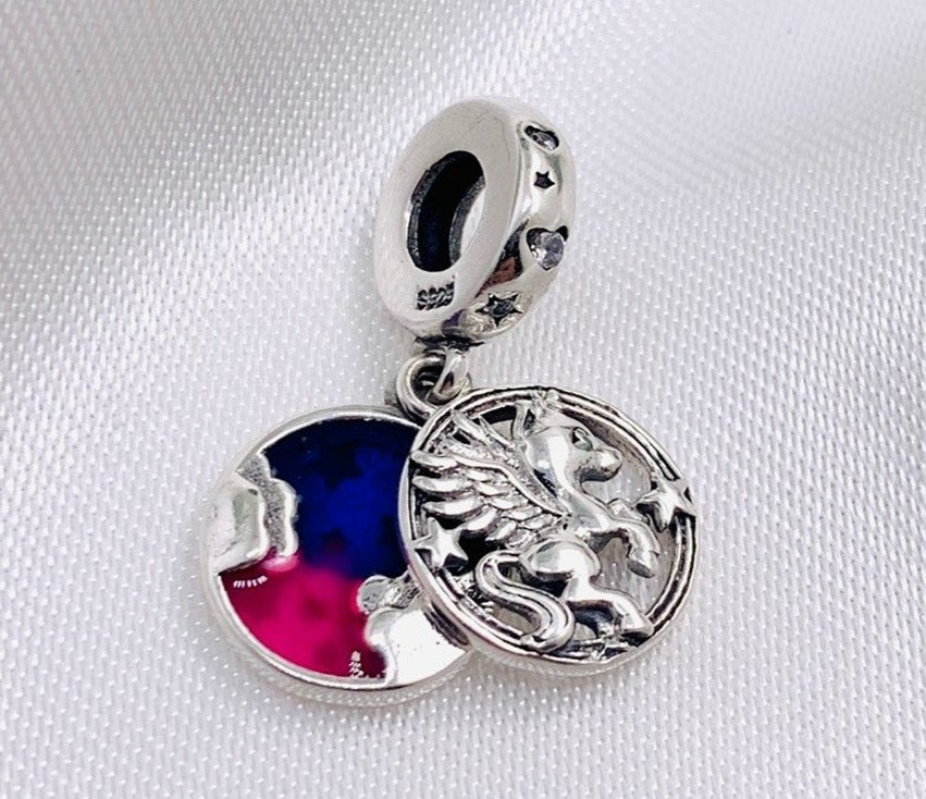 PCHARM2464 COLGANTE DOBLE DE PONI