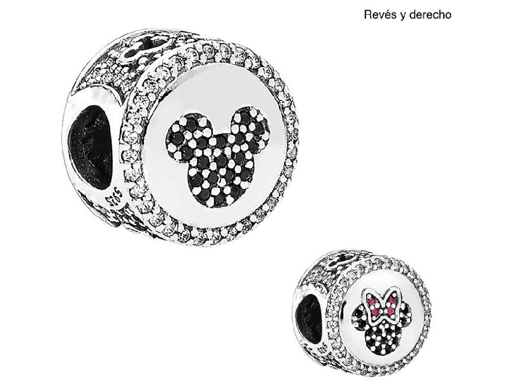 PCHARM2574 MINNIE Y MICKEY MOUSE CON CIRCONES