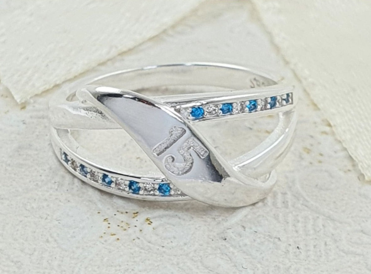 PANI1703 ANILLO 15 AÑOS, PLATA 925