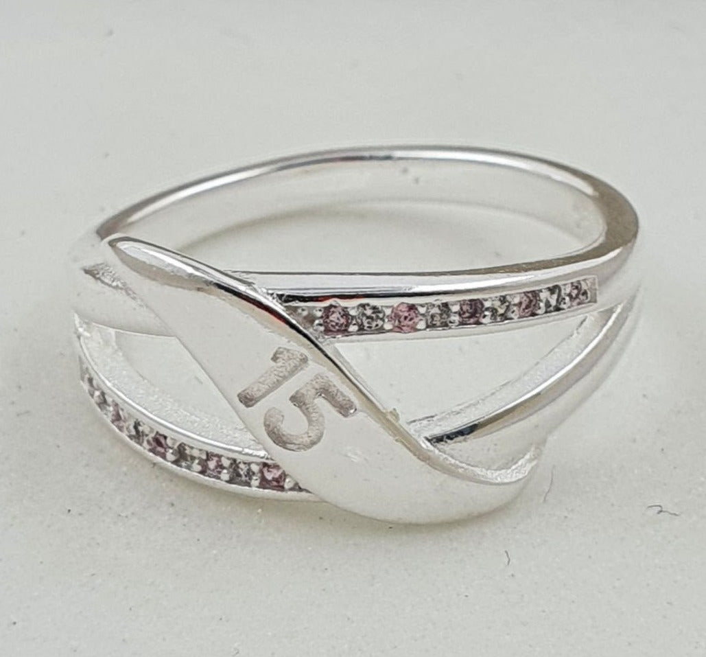 PANI1703B ANILLO 15 AÑOS, PLATA 925