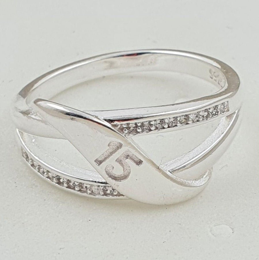 PANI1703A ANILLO 15 AÑOS, PLATA 925