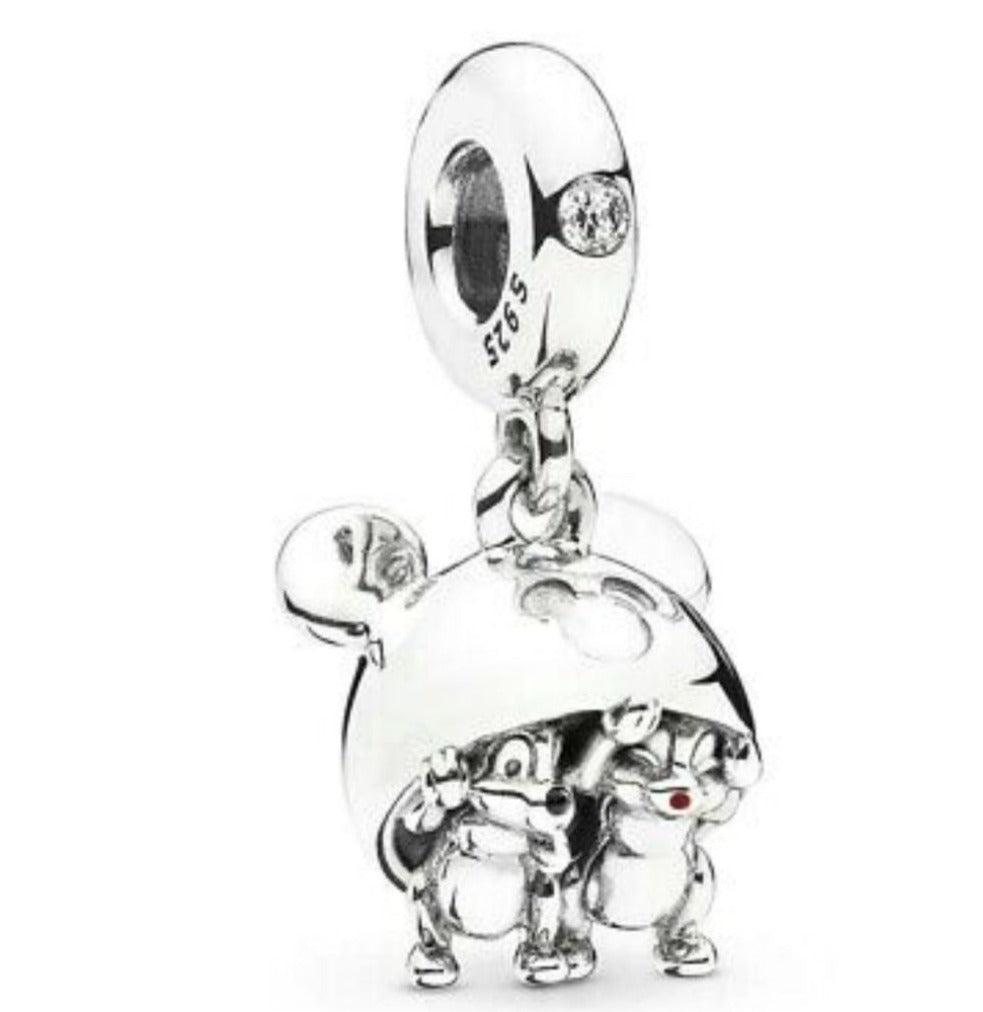 PCHARM2441 COLGANTE SOMBRERO DE MICKEY MOUSE Y LAS ARDILLAS