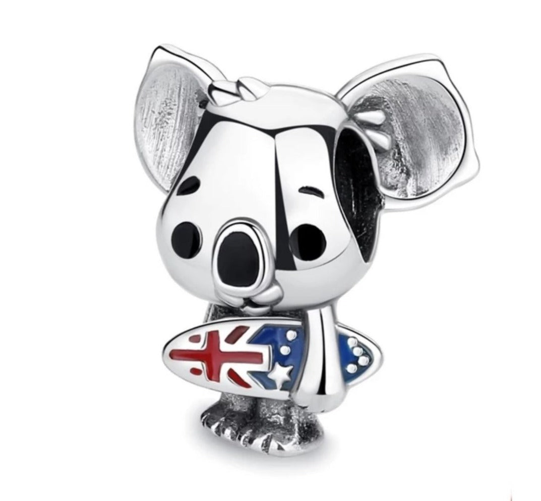 PCHARM2844 KOALA SURFISTA ANIMAL