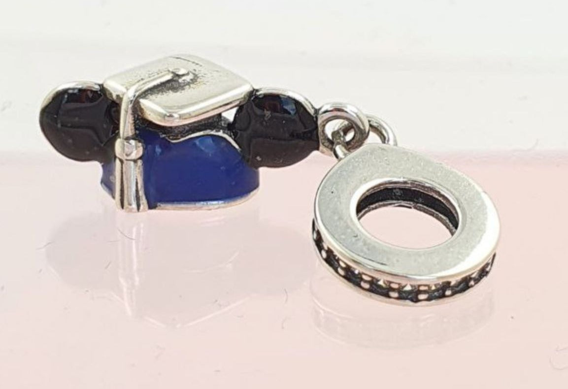 PCHARM2713 COLGANTE DE OREJAS DE MICKEY MOUSE CON BIRRETE