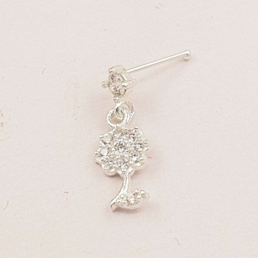 PIERCING DE PLATA 9.25 EN FORMA DE ARBOL