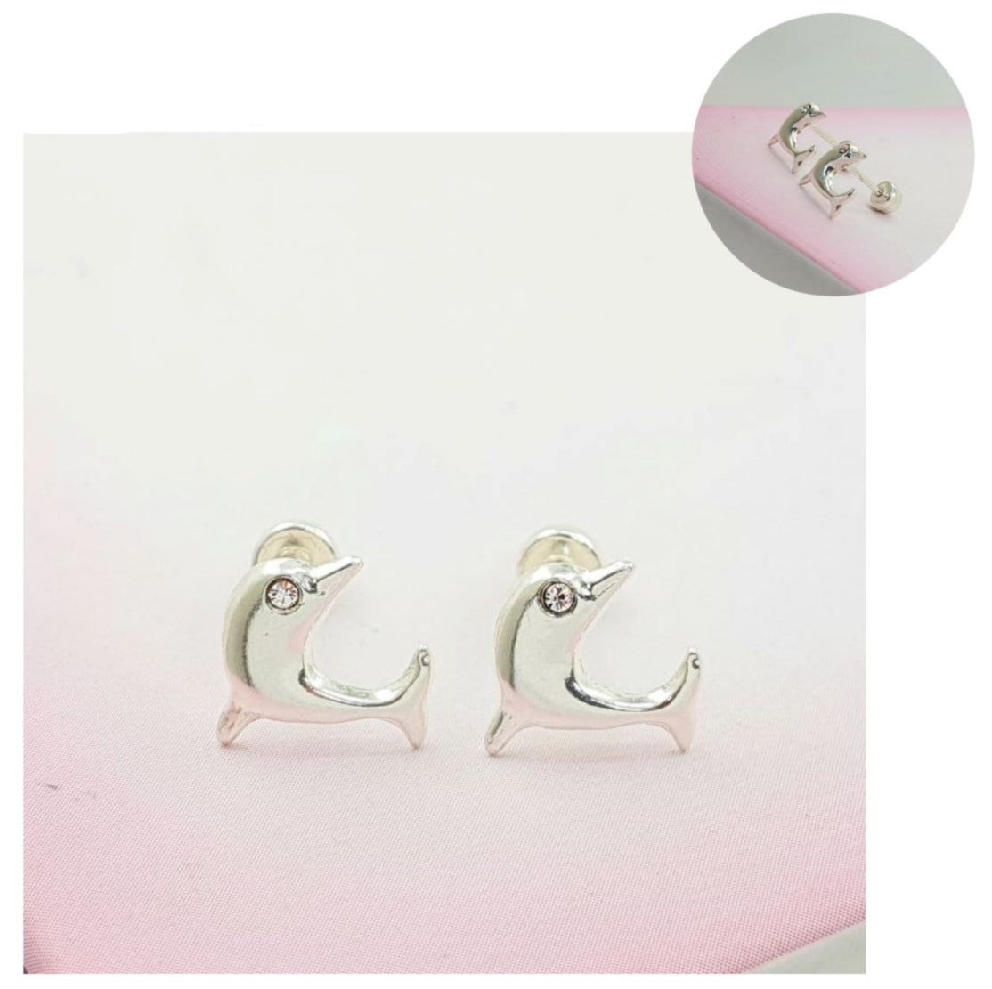 PARIN165 ARITO DE DELFIN, PLATA 925