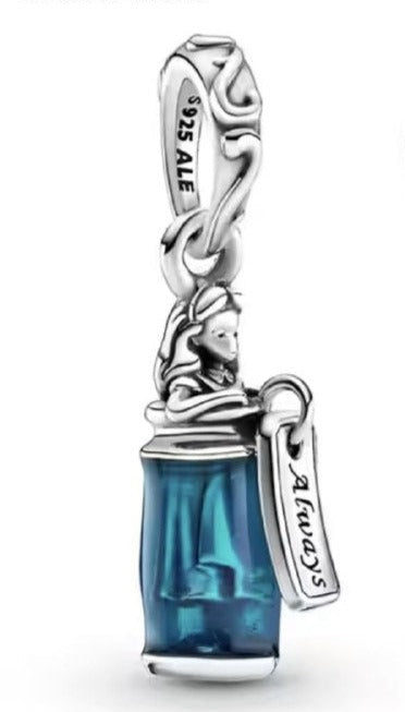 PCHARM2892 DISNEY COLGANTE DE ALICIA EN EL PAIS DE LAS MARVILLAS CON LA FRASE SIEMPRE