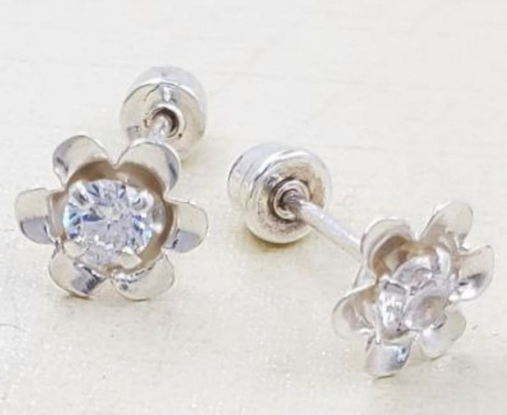 PARIN69 ARITO DE FLOR, PLATA 925