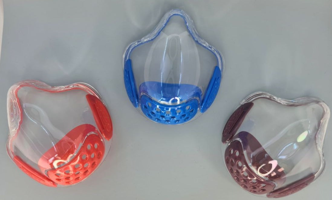 CARETA DE COLORES TRASNPARENTES