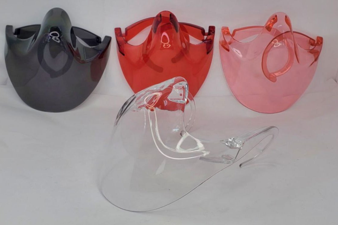 CARETA TRASPARENTE MEDIA LUNA