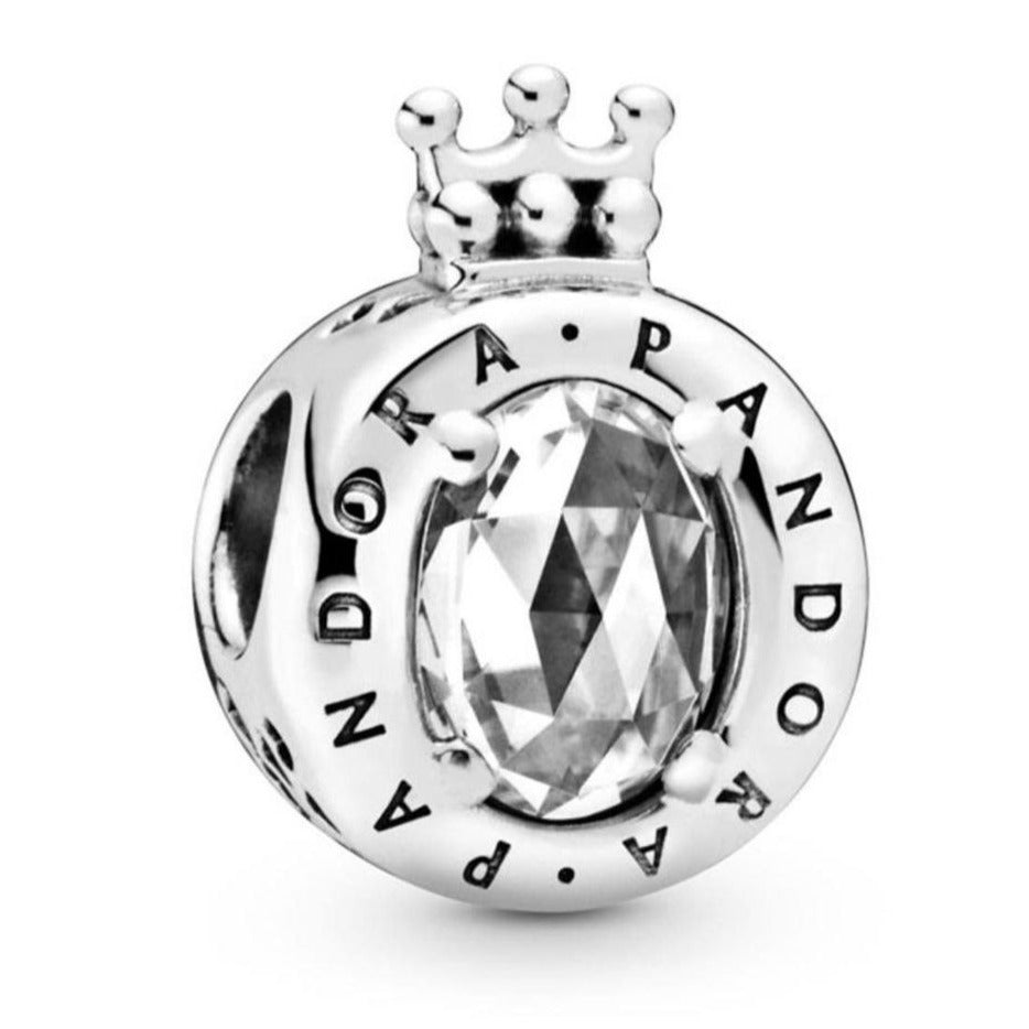 PCHARM2414 PANDORA CON CORONA Y CIRCON TRANSPARENTE