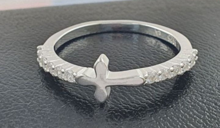 PANI1810 ANILLO DE CRUZ, PLATA 925