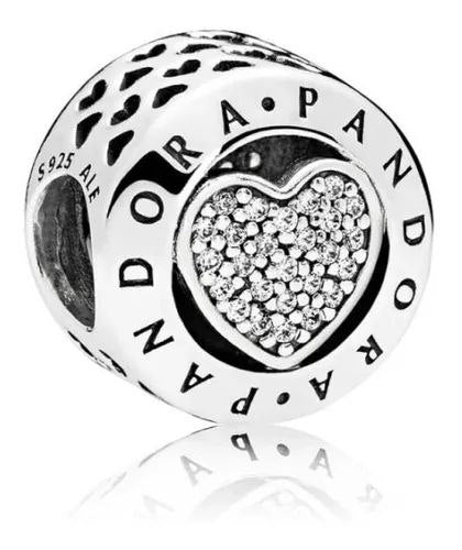 PCHARM1347CIRCUL AR DE PANDORA CON CORAZON DE CIRCONES