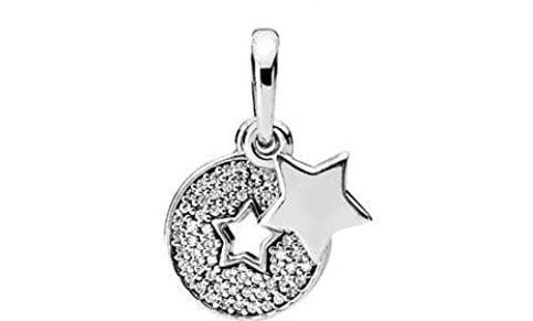 PCHARM2002 COLGANTE DOBLE DE ESTRELLA